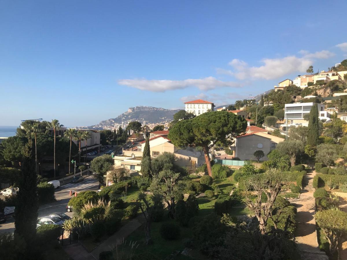 Charmant 2 Pieces Vue Sur Mer Et Monte-Carlo A Roquebrune Cap Martin Luaran gambar
