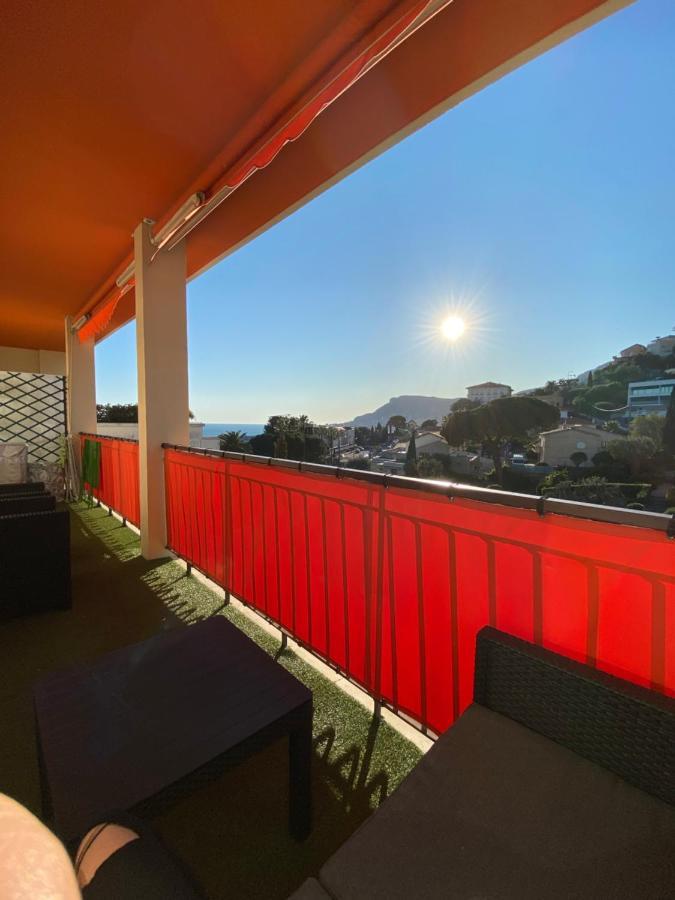 Charmant 2 Pieces Vue Sur Mer Et Monte-Carlo A Roquebrune Cap Martin Luaran gambar