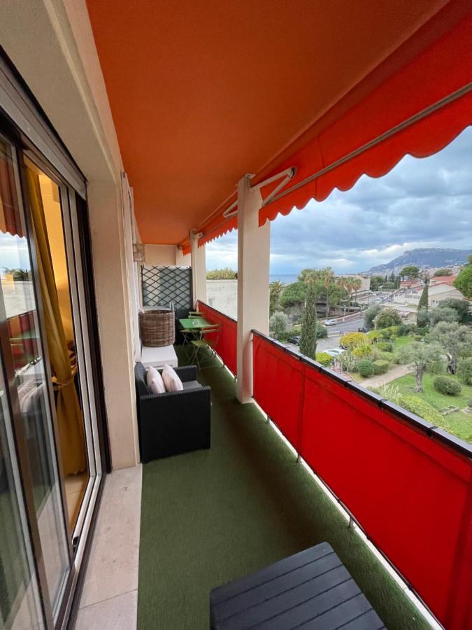 Charmant 2 Pieces Vue Sur Mer Et Monte-Carlo A Roquebrune Cap Martin Luaran gambar